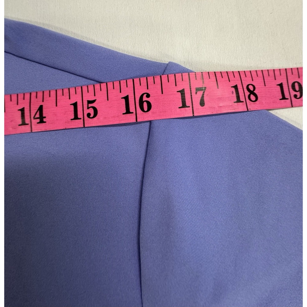 adidas Golf Women's XL Purple Short Sleeve Stretch Collared Polo Shirt - Picture 8 of 10